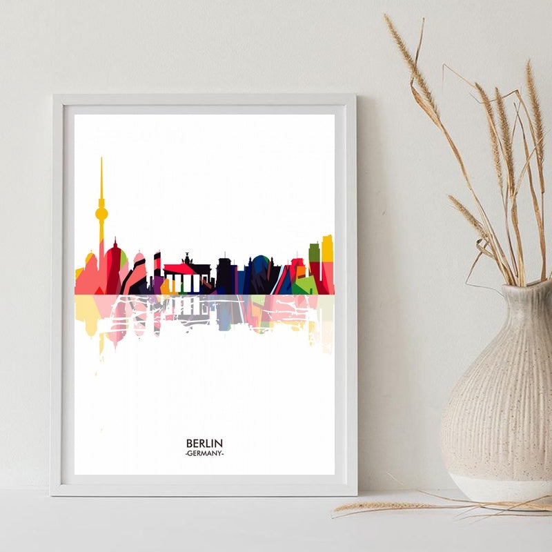 Home Decor Abstract Minimalist Colorful Canvas Poster
