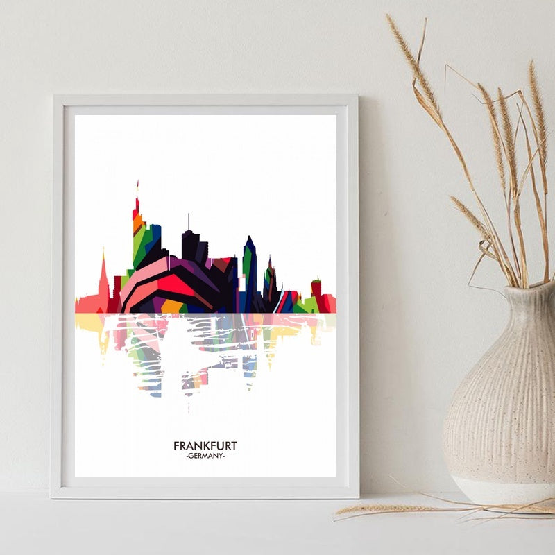 Home Decor Abstract Minimalist Colorful Canvas Poster