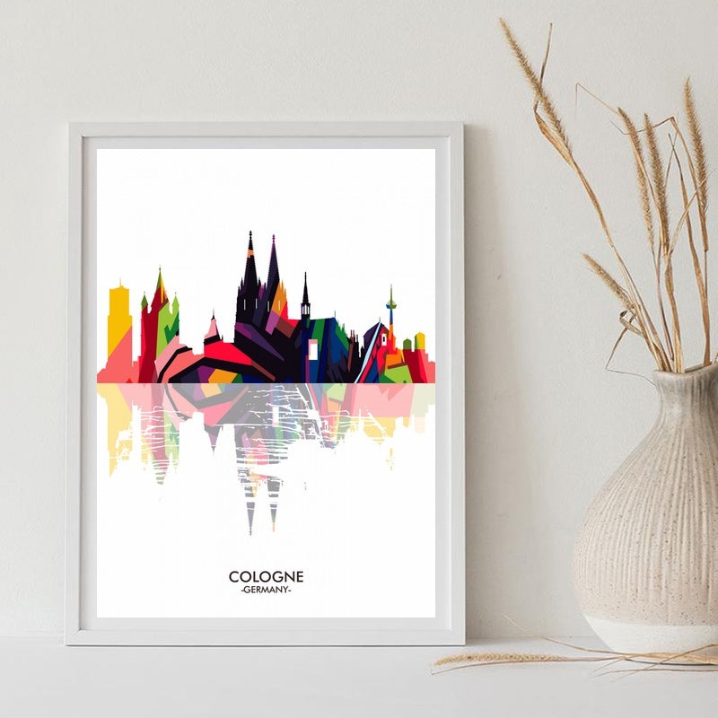 Home Decor Abstract Minimalist Colorful Canvas Poster