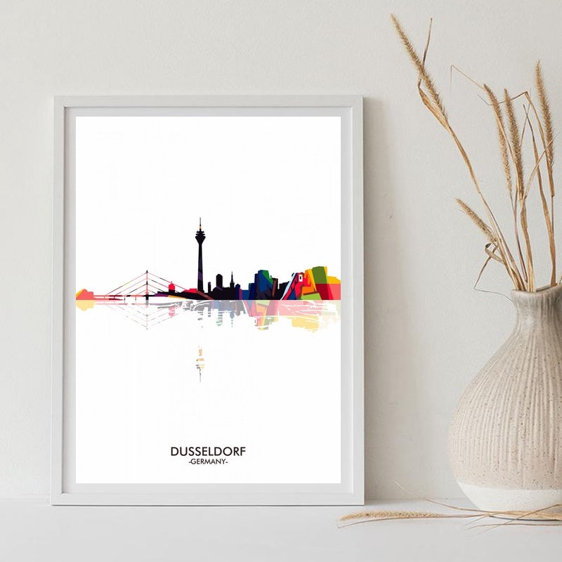 Home Decor Abstract Minimalist Colorful Canvas Poster